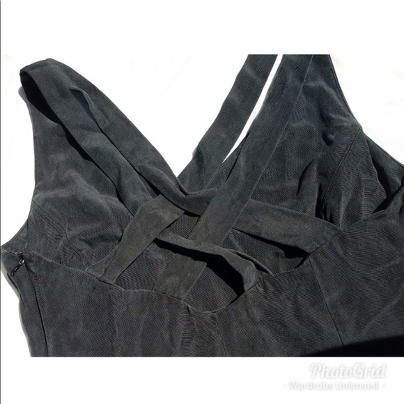 Vintage 100% Silk Mini Dress - Picture 3 of 11